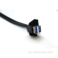 Cable USB3.0 de 19p a doble capa para la computadora